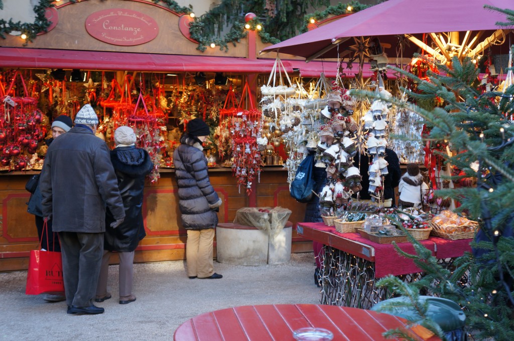 Christmas markets in Bolzano sell mostly handmade christmas ornaments
