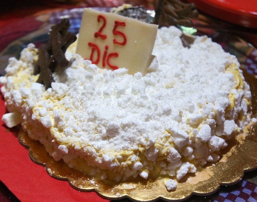 Meringa con crema allo zabaione