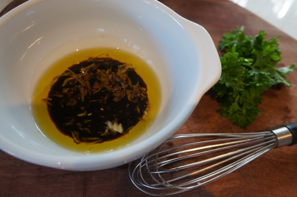 Dressing for marinated eggplant