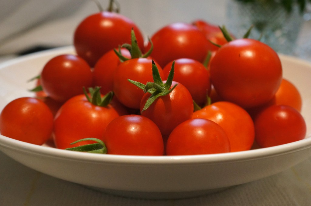 home grown tomatoes