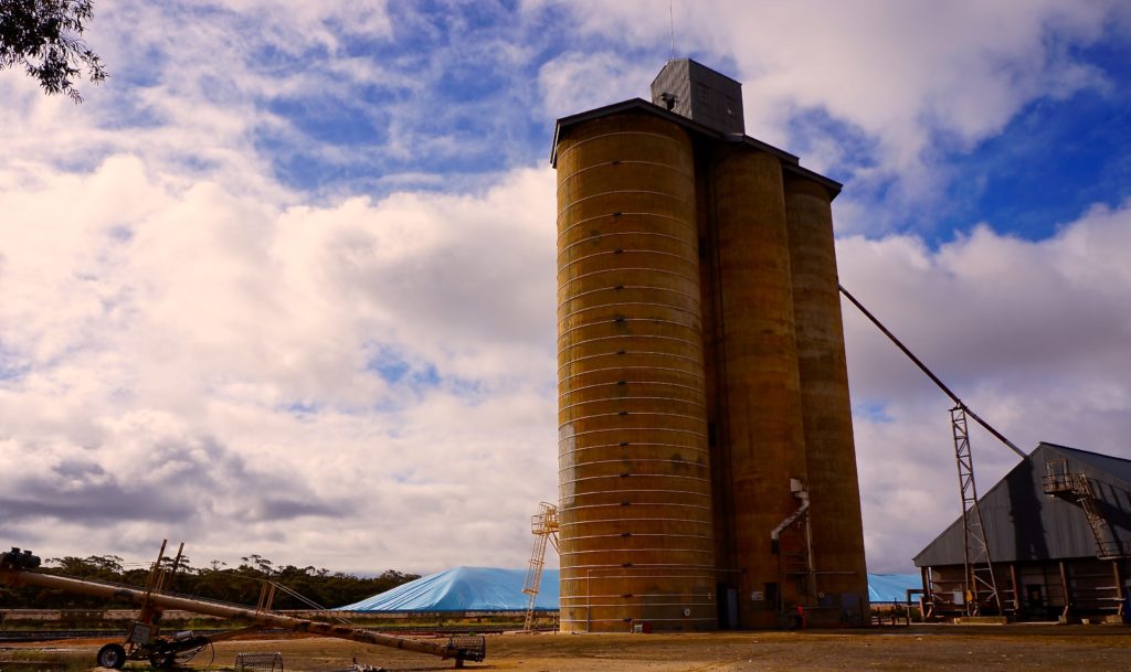 Australian wheat silos