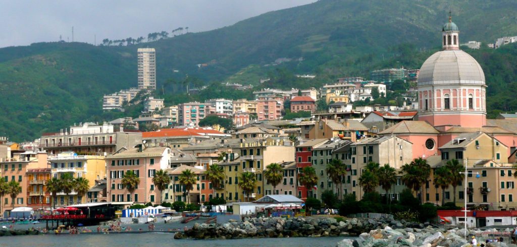 the Ligurian riviera