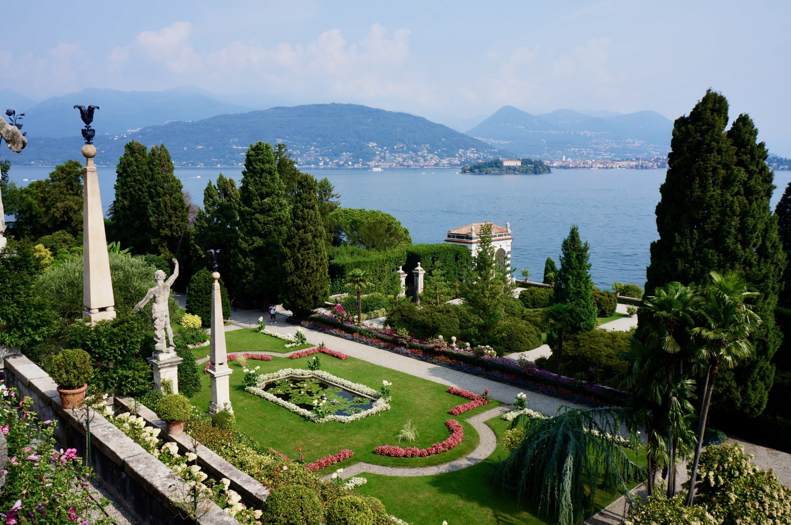 Extravagant garden of Isola Bella